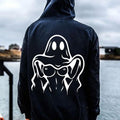 Naughty Ghost with Sexy Boobs Graphic Print Hoodie, Trending Tshirt, Top Menswear, Cotton Tee Shirt Casual Streetwear,...