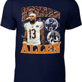 Navy Chicago Keenan Allen Bootleg Style T-Shirt Hoodie, Sweatshirt | RetroVerseTees.com