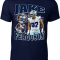 Navy Dallas Jake Ferguson Bootleg Style T-Shirt Hoodie, Sweatshirt | RetroVerseTees.com