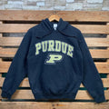 Ncaa Purdue Boilermakers Hoodie Purdue Pullover Sweater Purdue Hooded Jumper Purdue Boilermakers Logo Graphic Print Black...