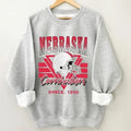 Nebraska Retro Helmet University College Football Sweatshirt Vintage T-Shirts, Hoodie | RetroVerseTees.com