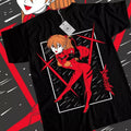 Neon Genesis Evangelion T-Shirt & Sweatshirt, Asuka Kawaii Waifu Graphic Tee, Anime Manga Lover Gifts Ball Cotton Hoodie