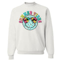 Neon Summer Vibe Happy Face Sweatshirt 'NLB' T-Shirts, Hoodie | RetroVerseTees.com