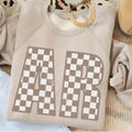 Neutral AR checkered Arkansas Sweatshirt Gildan Crewneck T-Shirts, Hoodie | RetroVerseTees.com