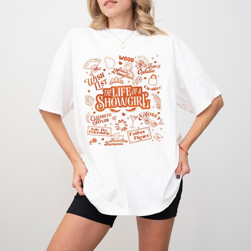 New Album 2025 Traclist Shirt, In My Sh0wg1rl Shirt, Music Fan Gift