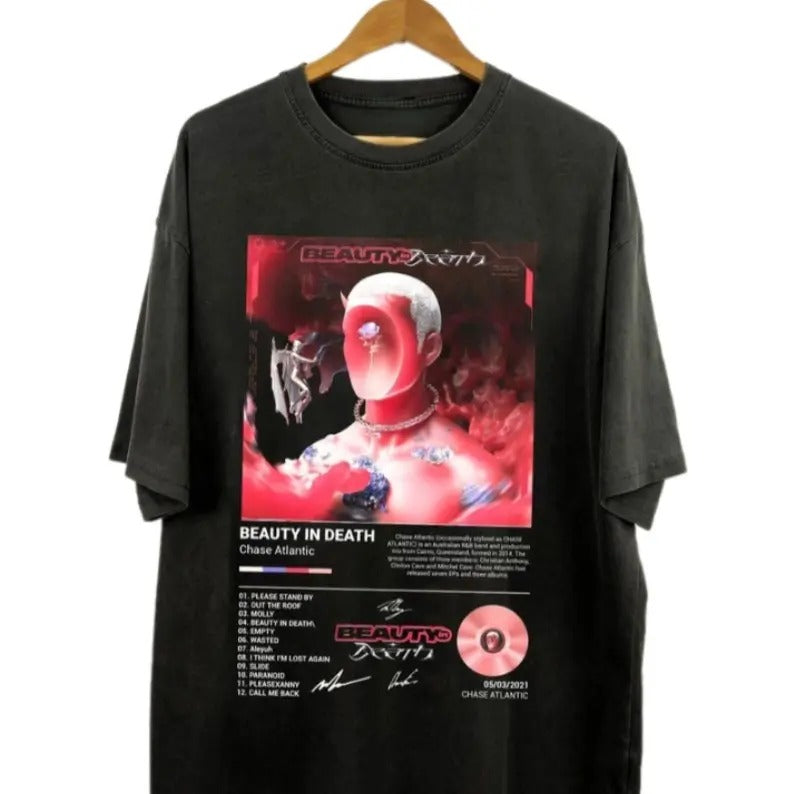 New Chase Atlantic Tour Shirt, Chase Atlantic Beauty In Death Shirt, Music Album Shirt, Gift For Men Women Hoodie, Sweatshirt