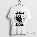 New F Caw F Gothic Raven Middle Finger T-Shirts, Hoodie, Sweatshirt | RetroVerseTees.com