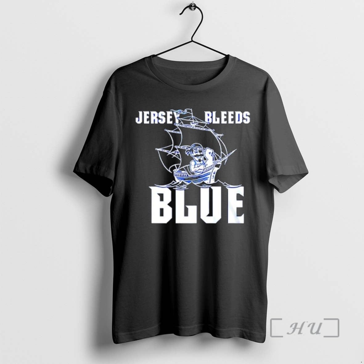 New Jersey Bleeds Blue Seton Hall Pirates Basketball Ornaments T-Shirts, Hoodie, Sweatshirt | RetroVerseTees.com