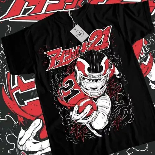 New Limited Eyeshield 21 T-shirt Hiruma Taro Raimon Suzuna Gift Shirt All Size Hoodie, Sweatshirt | RetroVerseTees.com