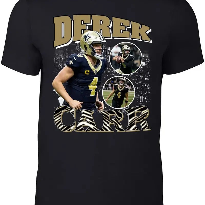 New Orleans Derek Carr Bootleg Style T-Shirt Hoodie, Sweatshirt | RetroVerseTees.com