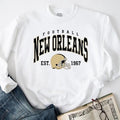 New Orleans Football Sweatshirt,New Orleans Football Sweatshirt,Retro Saint Sunday Football Shirt Hoodie | RetroVerseTees.com