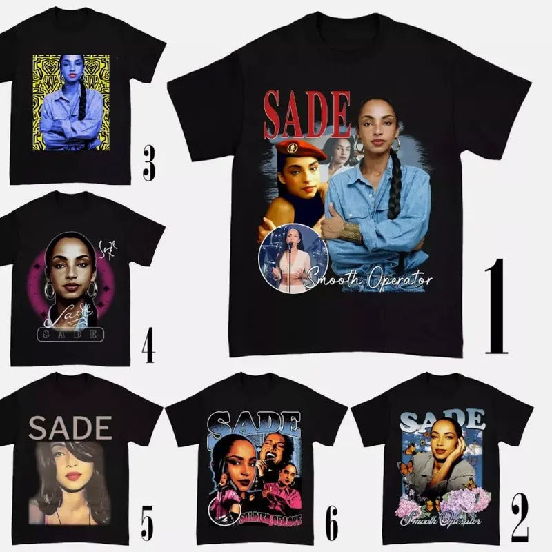 New Popular Sade Adu S-3XL T-Shirt, Fan Gift, Custom Style Shirt Hoodie, Sweatshirt | RetroVerseTees.com