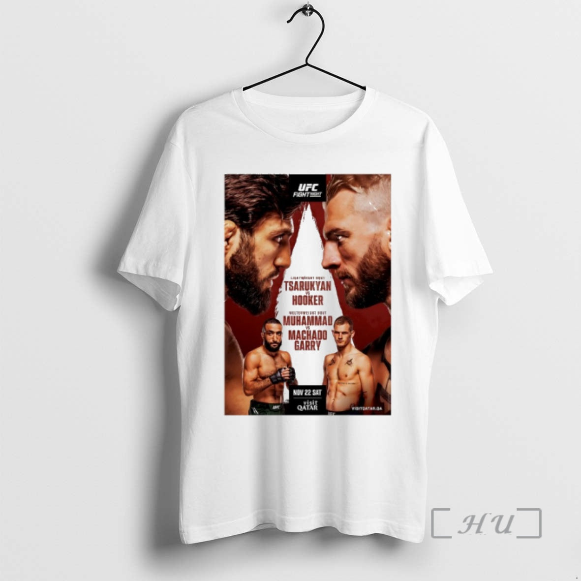 New Ufc Fight Night Tsarukyan Vs Hooker Autographed Event T-Shirts, Hoodie, Sweatshirt | RetroVerseTees.com