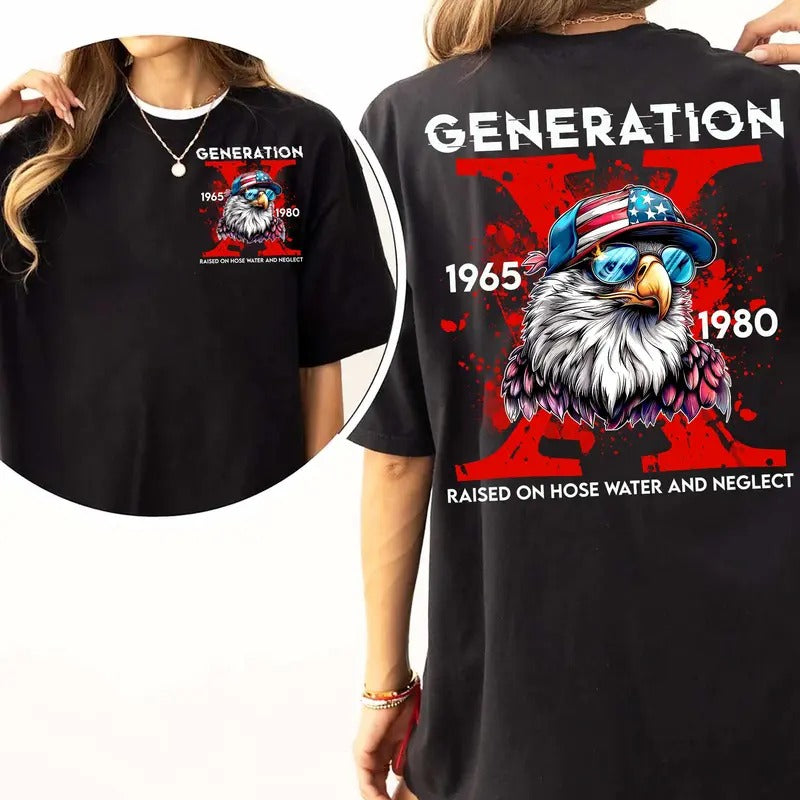 New Version 2 Generation X 2 FAFO shirt, Two Side Shirt, Gen X Fafo Shirt Generation X T Shirt, GenX Shirt