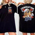 New Version Customize Gen X T-shirt, Golden Retriever And Beer Raised On Hose Water Hoodie, Inspired Funny Saying Sarcasm...