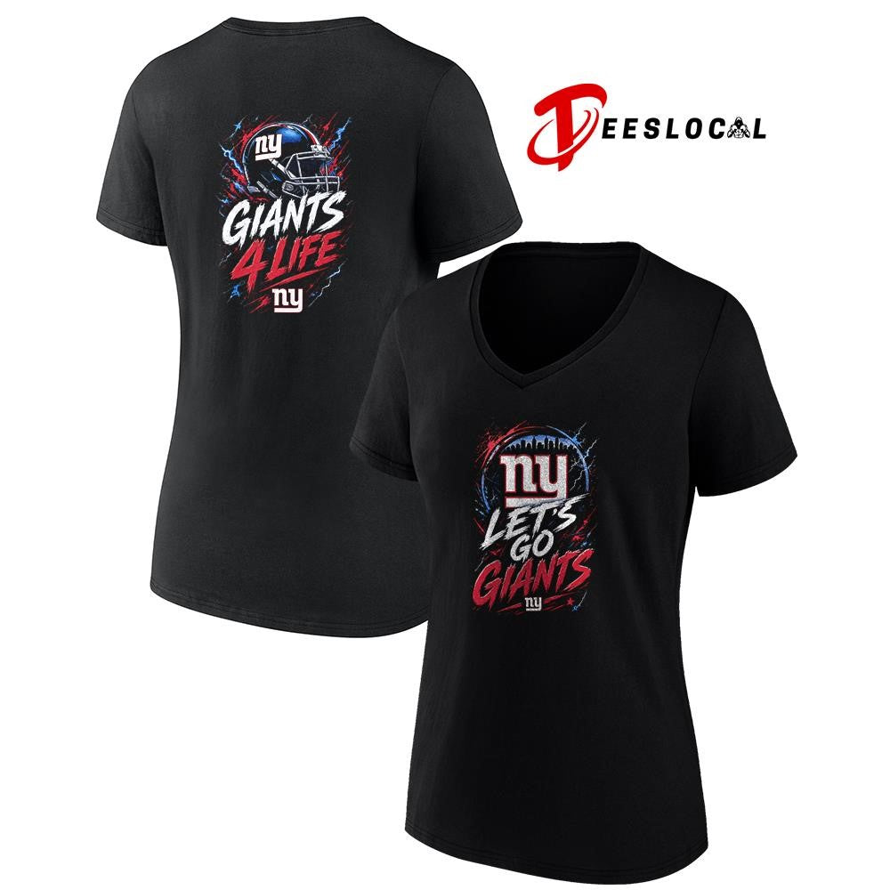 New York Giants x fan 4 life graphic shirt