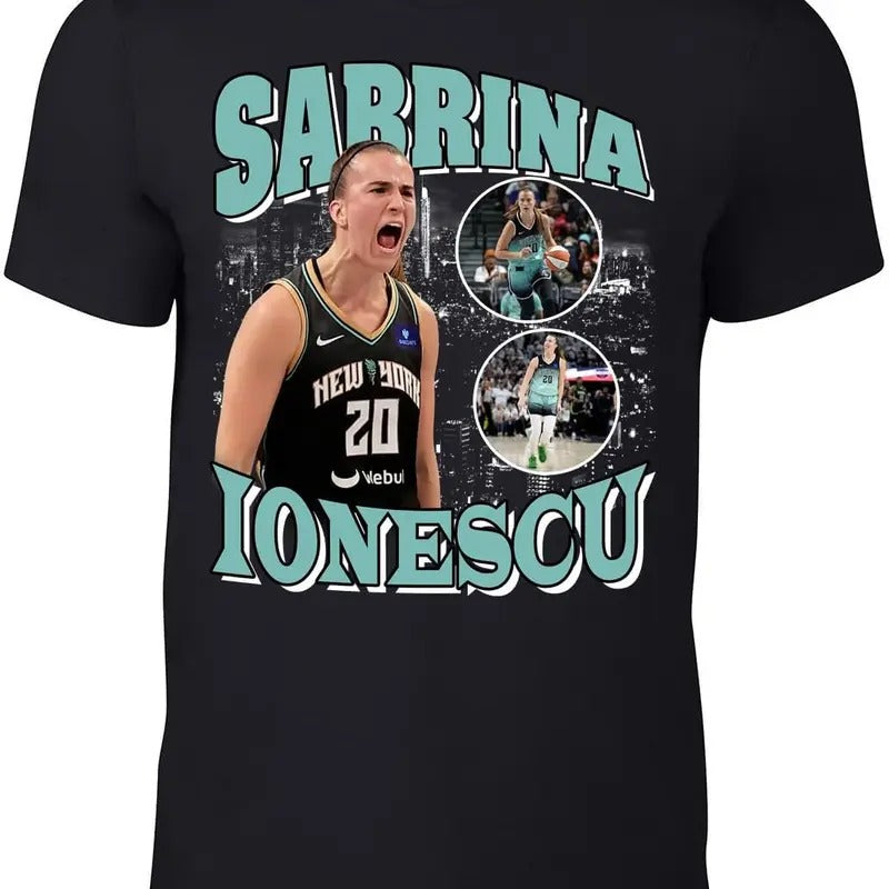 New York Sabrina Ionescu Bootleg Style T-Shirt Hoodie, Sweatshirt | RetroVerseTees.com