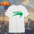 Newport GREEN TEXT SCREEN STARS LARGE 4971 Shirt