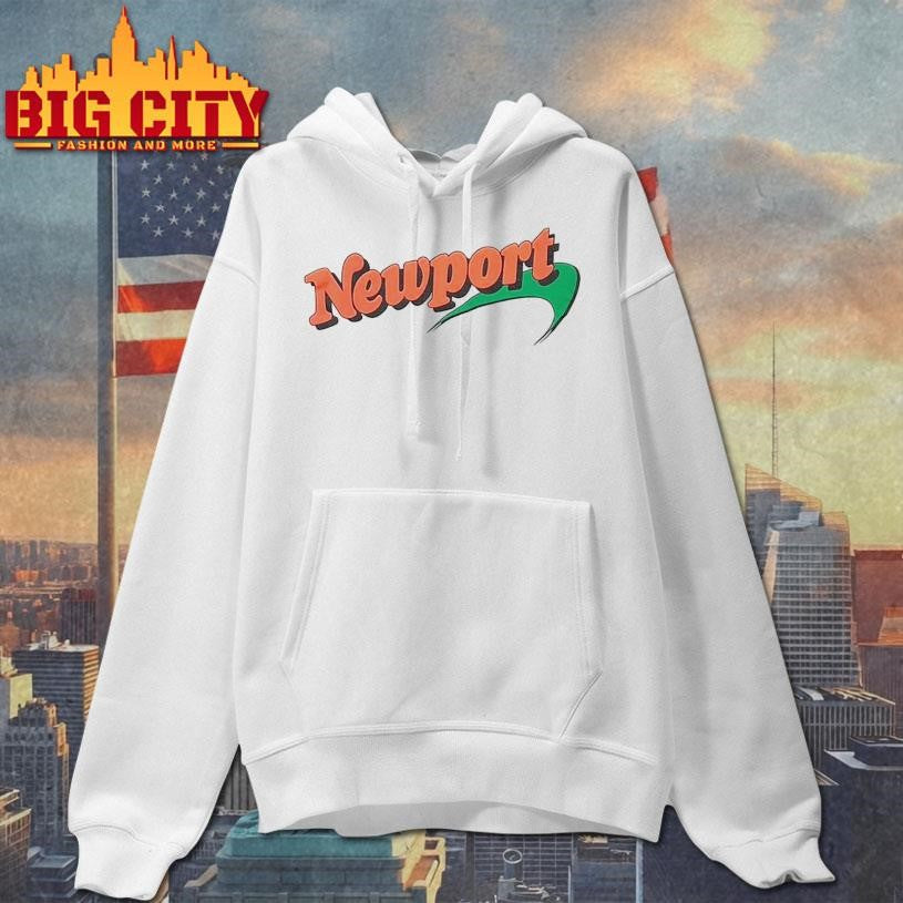 Newport ORANGE TEXT SCREEN STAR Shirt