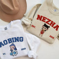 Nezha, Aobing Embroidered Sweatshirt, Nezha Embroidered Hoodie, Nezha Embroidered T-Shirt | RetroVerseTees.com