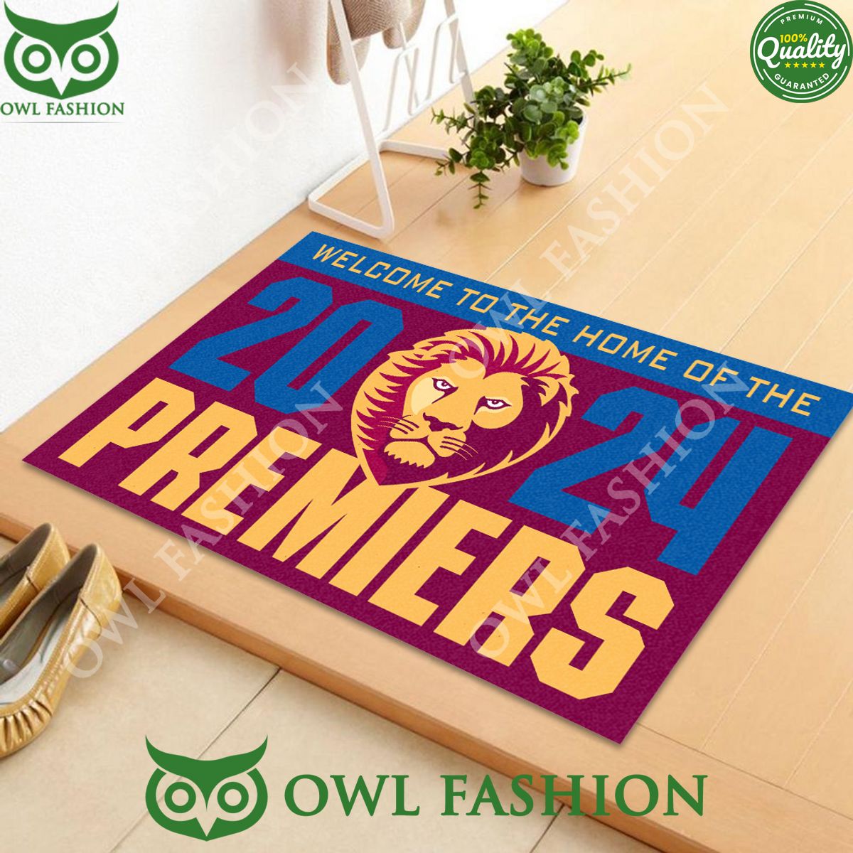 Brisbane Lions Welcome To The Home Limited Doormat