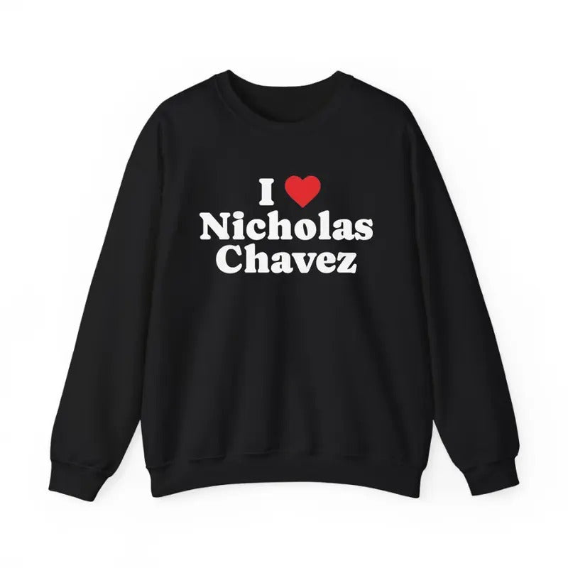 Nicholas Chavez Inspired Daytime TV Actor Sweatshirt Fan Gift Unisex Graphic Sweatshirt T-Shirts, Hoodie | RetroVerseTees.com