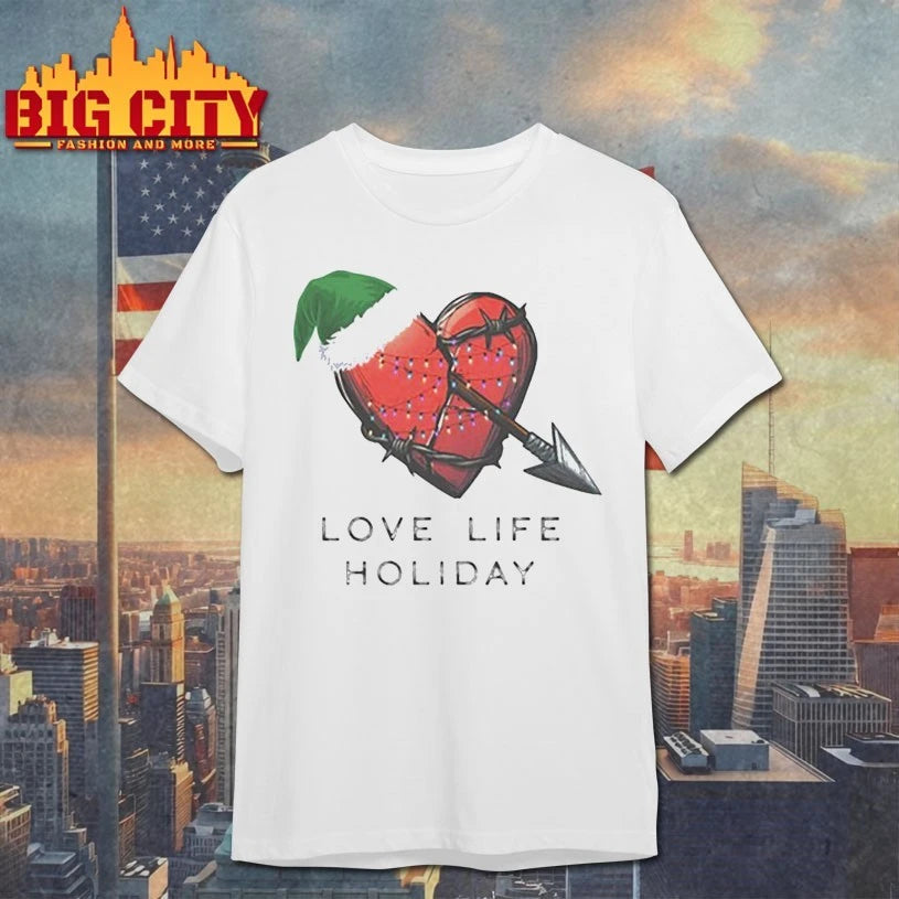 Nick Carter Santa hat With Heart love life holiday shirt