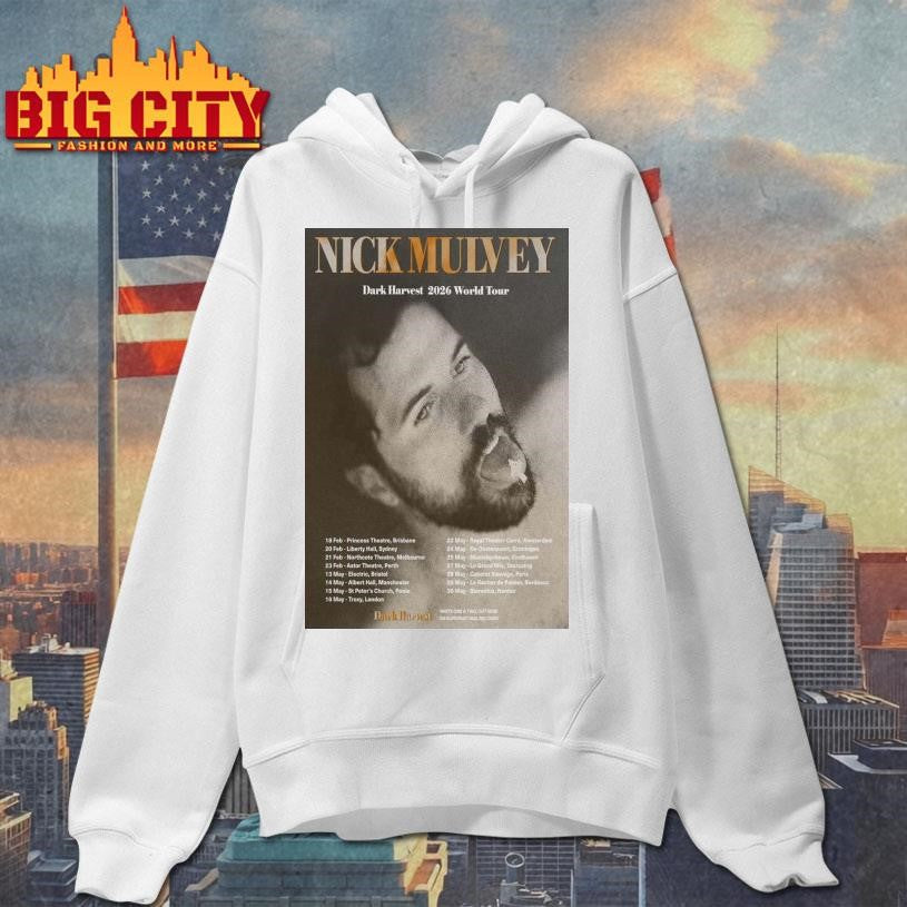 Nick Mulvey Dark Harvest 2026 World Tour Poster Shirt