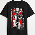 Nier Automata T-Shirt & Sweatshirt, 2B YoRHa Waifu Graphic Tee, Anime Manga Lover Gifts Hoodie | RetroVerseTees.com