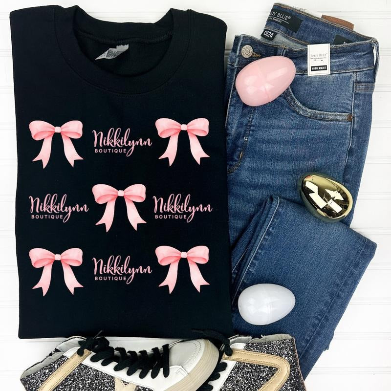 Nikkilynn Coquette Gildan Sweatshirt T-Shirts, Hoodie | RetroVerseTees.com