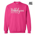 Nikkilynn White PUFF Sweatshirt 'NLB' T-Shirts, Hoodie | RetroVerseTees.com