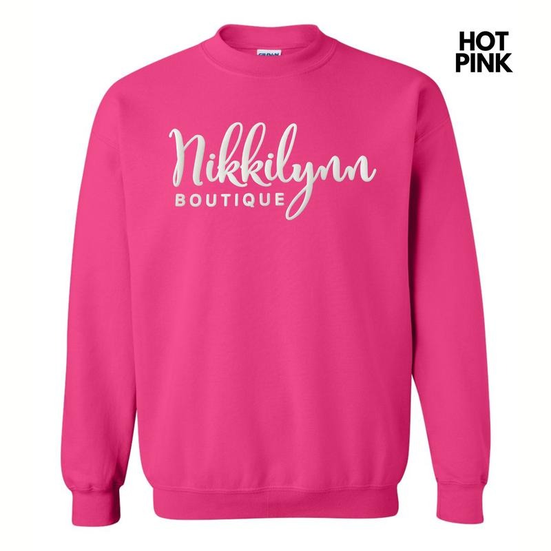 Nikkilynn White PUFF Sweatshirt 'NLB' T-Shirts, Hoodie | RetroVerseTees.com