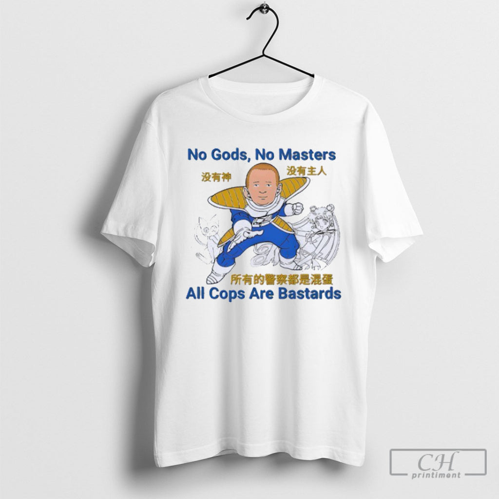 No Gods No Masters All Cops Are Bastards Shirt