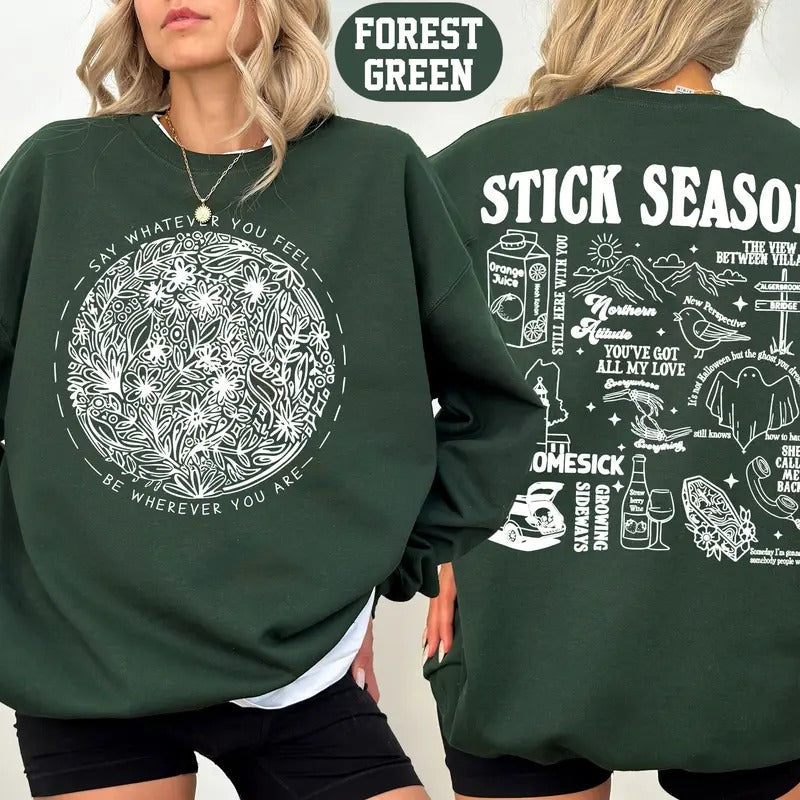 Noah Kahan Stick Season Tour 2024 Sweatshirt, Retro Noah Kahan Tour 2024 Sweatshirt, Noah Kahan Merch You're Gonna Go Far...