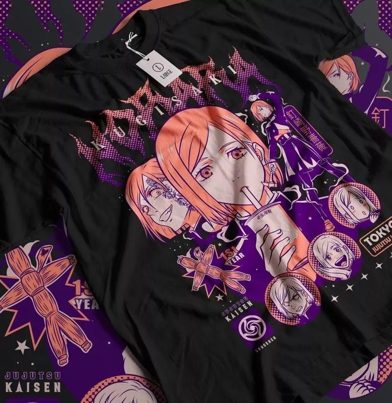 Nobara T-Shirt Jujutsu Kaisen Kugisaki Yuji Mahito Gift Unisex Shirt All Size Hoodie, Sweatshirt | RetroVerseTees.com