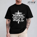 Normal Isn't Coming Back But Jesus Is Revelation 14 Tee Pure Cotton Casual Street Style Crew Neck Short Sleeve T-Shirt...