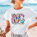North Carolina Neon Splash DTF Transfers - THIS IS NOT A SHIRT Hoodie, Sweatshirt | RetroVerseTees.com