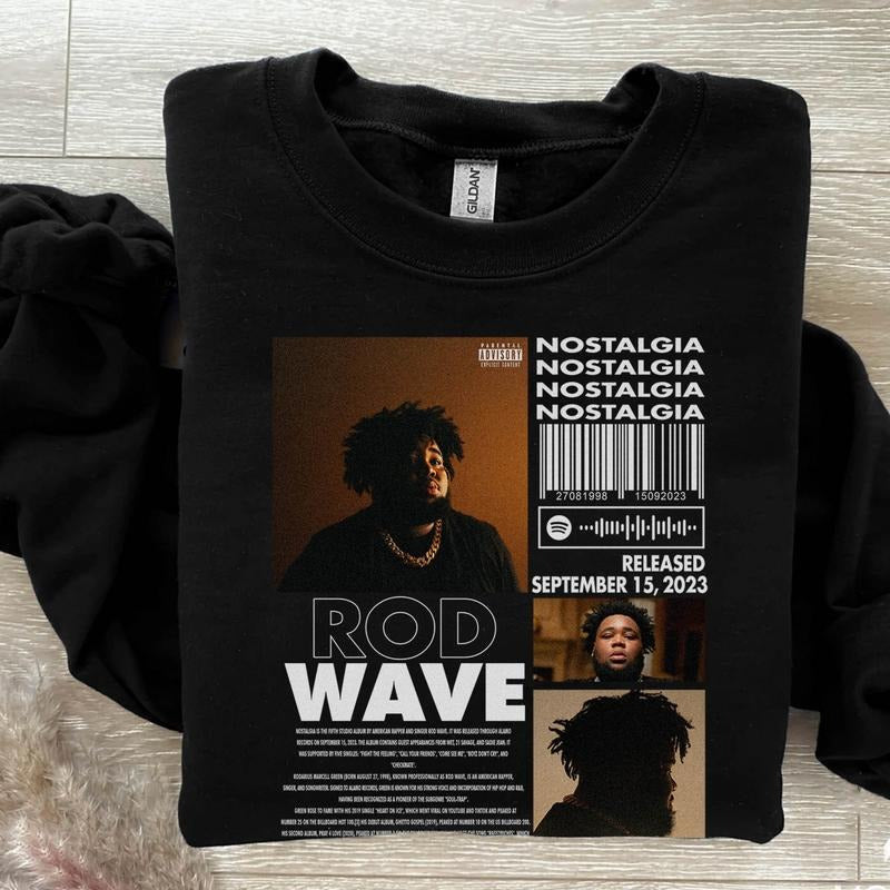 Nostalgia 90s Rap Music Graphic Rod Wave Nostalgia Shirt, Rod Wave Rapper Shirt, Rod Wave Rapper Shirt, Rod Wave Tee, Rod...