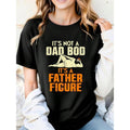 Not Dad Bod Its WB shield TNF Figure Funny TNF Day Daddy Papa T-Shirt - 100% Women'WB shield Casual Short Sleeve Crew...