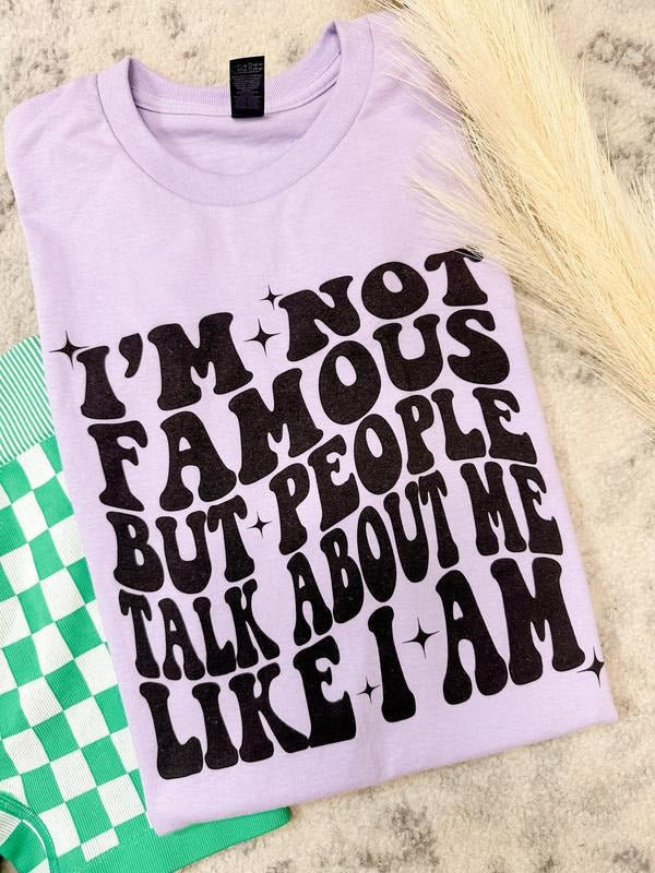 Not Famous Graphic Tee Hoodie, Sweatshirt | RetroVerseTees.com
