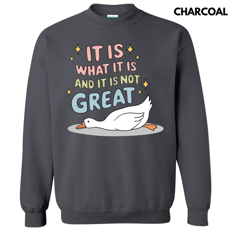 Not Great Goose Sweatshirt 'NLB' T-Shirts, Hoodie | RetroVerseTees.com