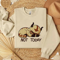 Not Today Appa Embroidered Sweatshirt, Not Today Embroidered T-Shirt, Lover Appa Embroidered Tee Hoodie | RetroVerseTees.com