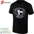 Nou Gaan Ons Braai Distressed Barbecue BBQ shirt