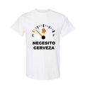Novelty Mexican Beer Necesito Cerveza Cool & Funny Sayings T-Shirt Men Women's T Shirts Short Sleeve Tees Printed Clothes...