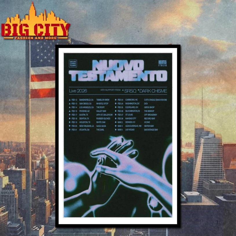 Nuovo Testamento Tour 2026 Poster shirt