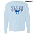Nurse Blue Florals Long Sleeve Comfort Colors T-Shirt 'NLB' Hoodie, Sweatshirt | RetroVerseTees.com