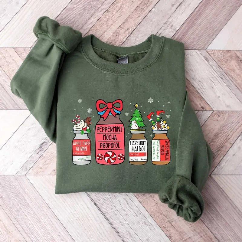 Nurse Christmas Shirt, Christmas Nurse Shirt, Nurse Christmas Sweatshirt, Nicu Christmas Shirt, Doctor Sweatshirt, Er...