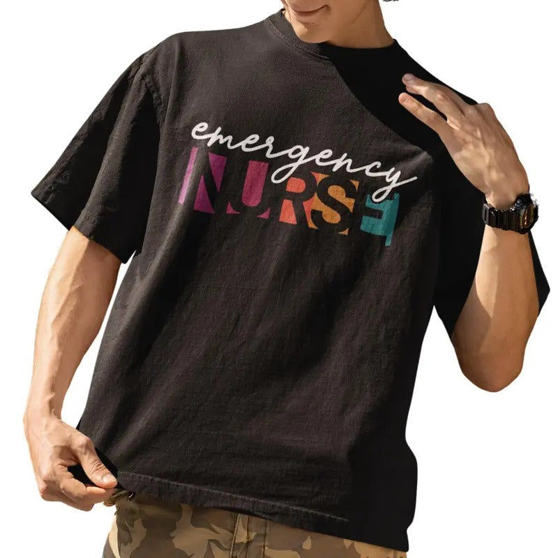 Nurse Emergency Department Emergency Nursing Room Healthcare T-Shirt Hoodie, Sweatshirt | RetroVerseTees.com