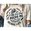 Nurse Life Graphic Tee Hoodie, Sweatshirt | RetroVerseTees.com