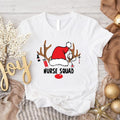 Nurse Squad Christmas Shirt, Matching Christmas Nursing Tee, Reindeer Nurse T-Shirt, Nursing School Xmas Gift Tee, Nurse...